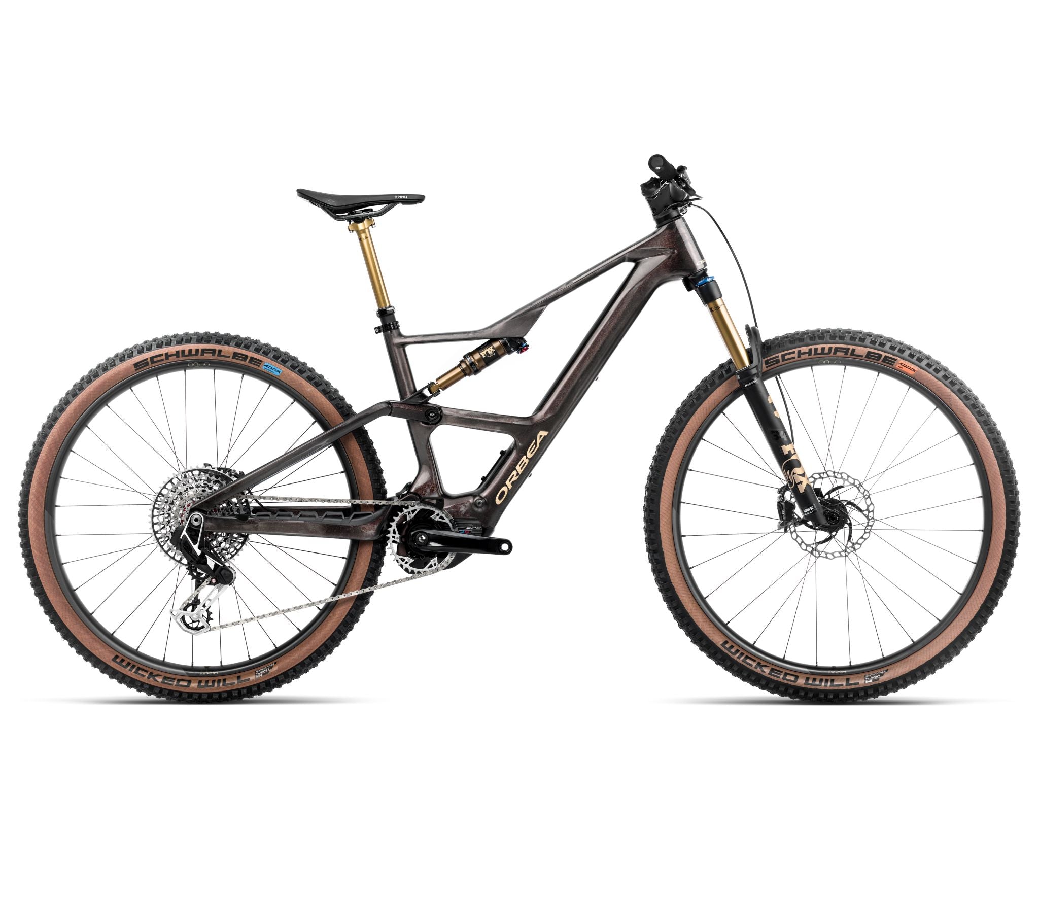 Orbea RISE SL M-LTD 630W Cosmic Carbon View - Golden Sand 2025