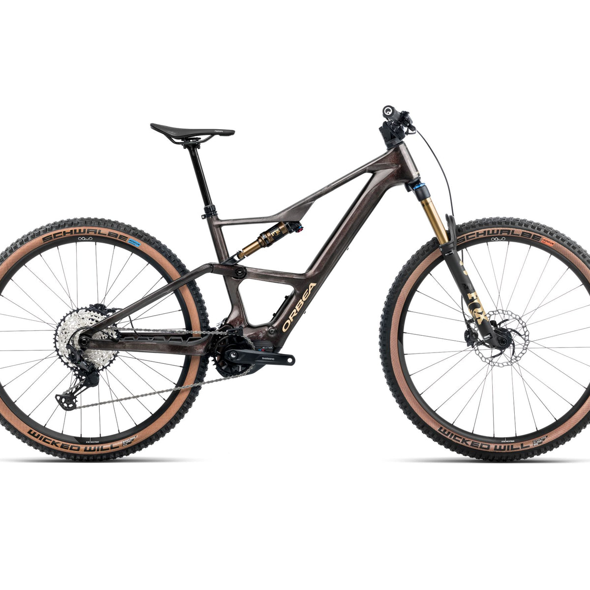 Buy Orbea RISE SL M10 630W Cosmic Carbon View Golden Sand