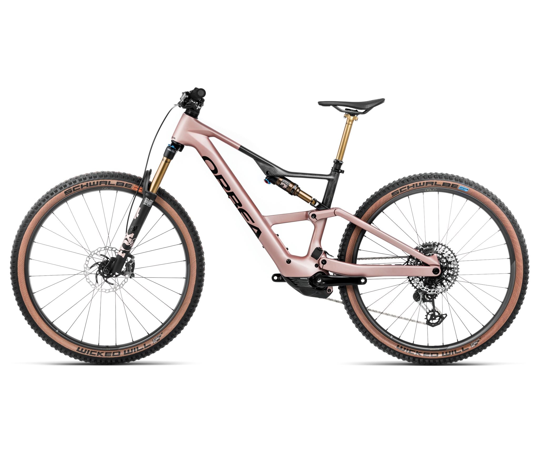 Orbea RISE SL M-LTD 420W Desert Rose - Carbon Raw 2025