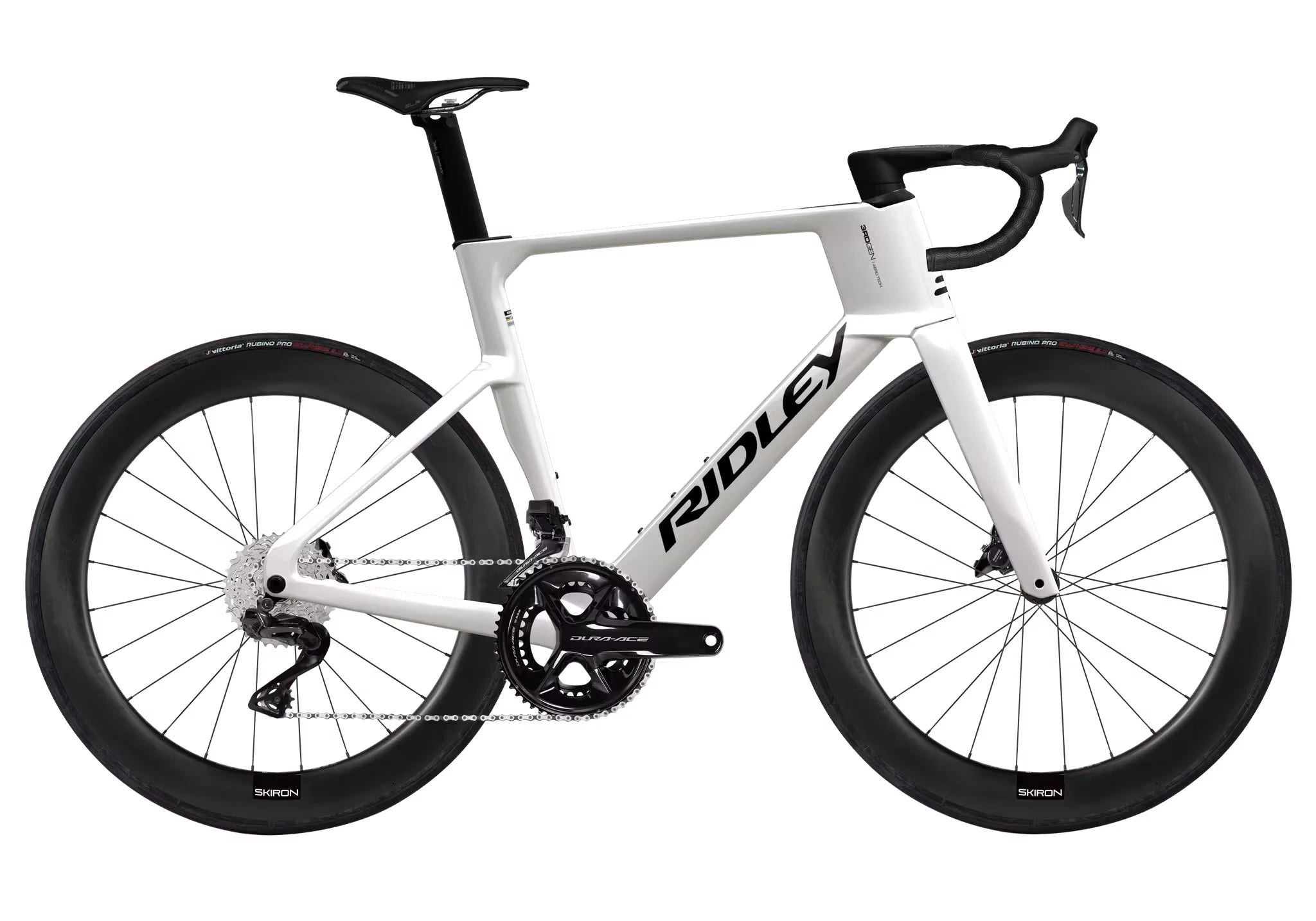 Ridley Noah DuraAce DI2 pearl white / black 2026