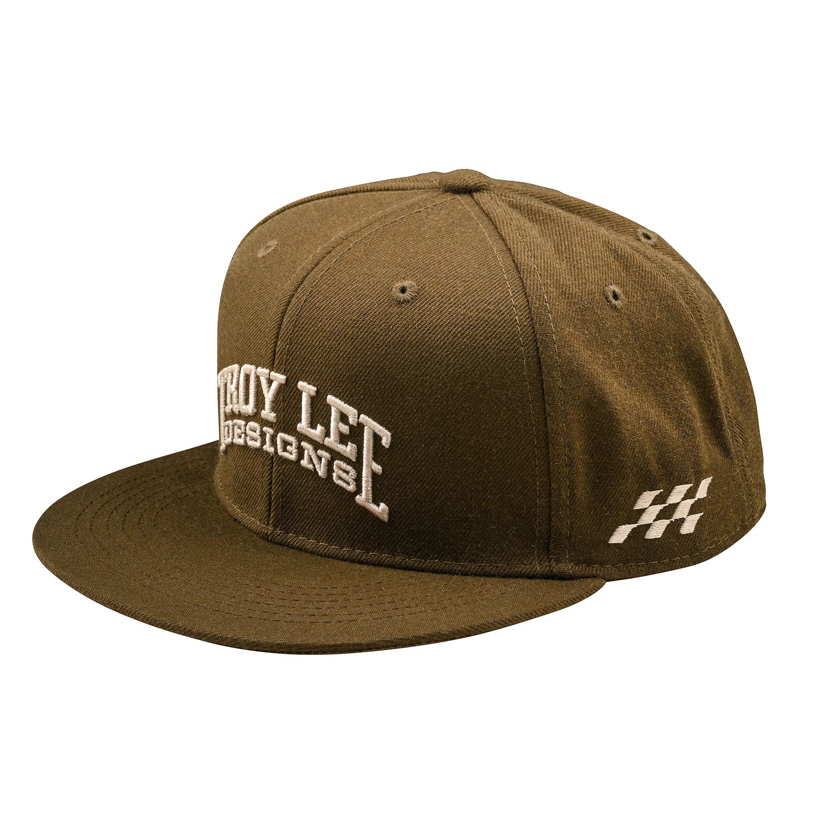 Troy Lee Designs Flat Bill Snapback Cap Scholar - Liquid-Life #Wähle Deine Farbe_olive