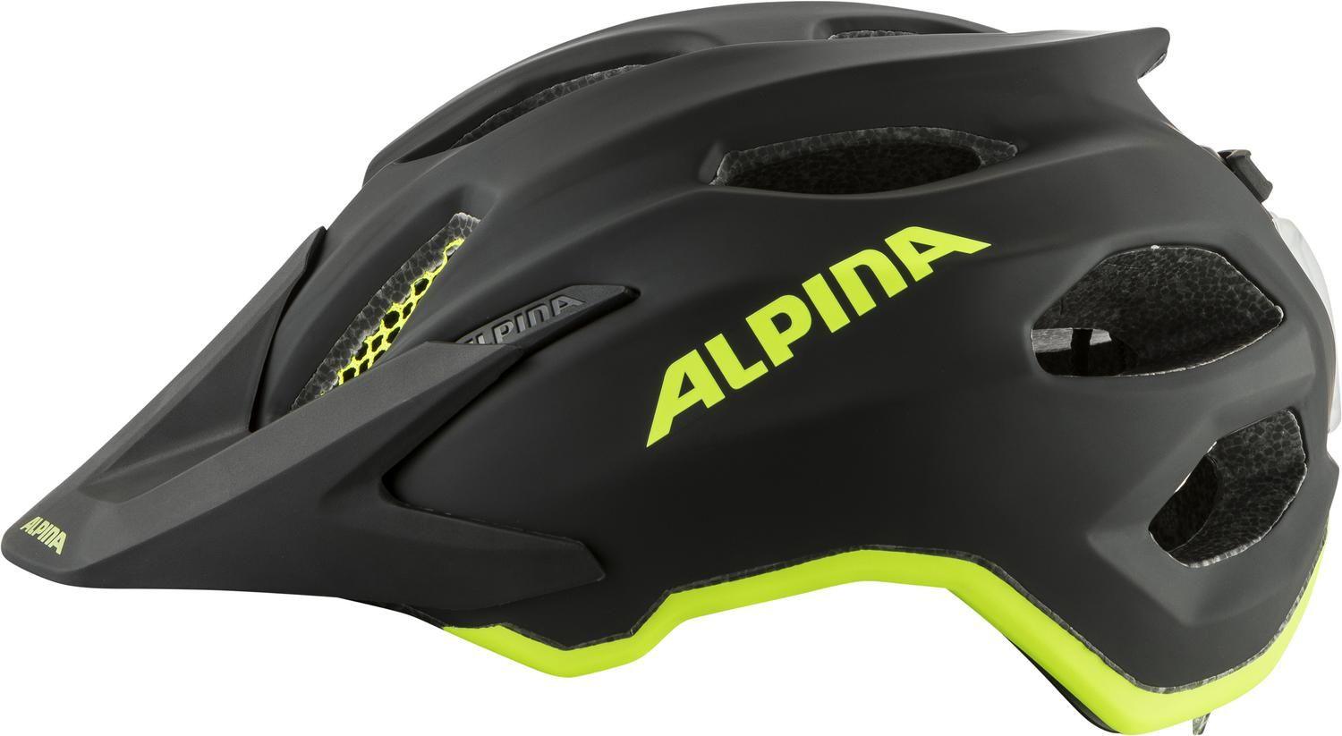 Alpina Carapax Jr. - Liquid-Life #Wähle Deine Farbe_Flash Black-Neon-Yel Matt
