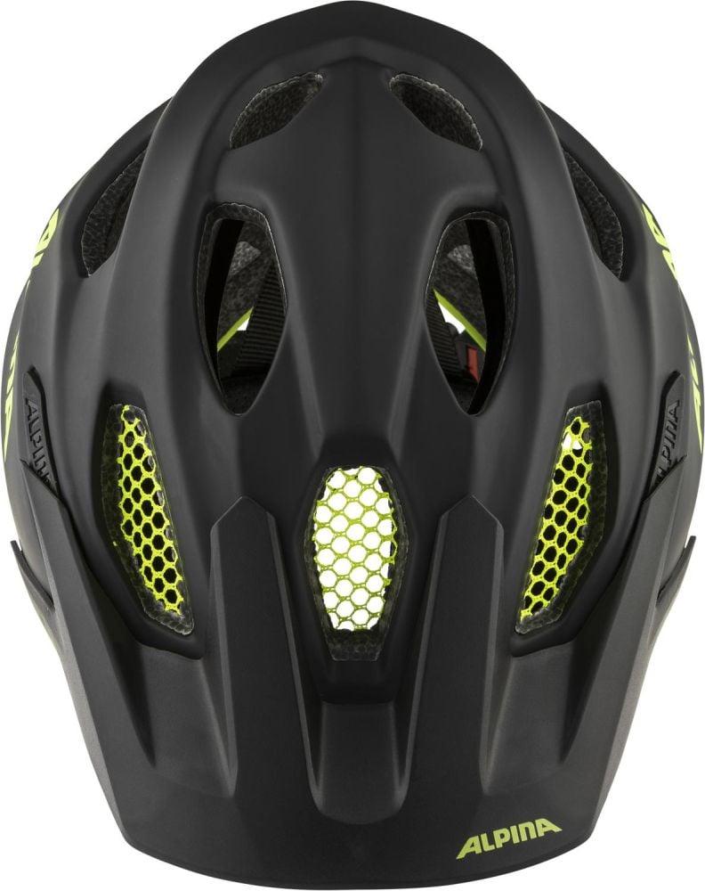 Alpina Carapax Jr. - Liquid-Life #Wähle Deine Farbe_Flash Black-Neon-Yel Matt