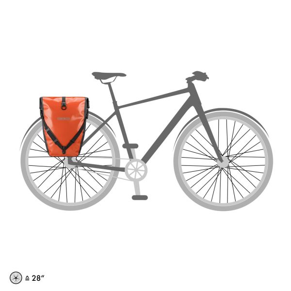 Ortlieb Back-Roller Free Einzeltasche 2020 - Liquid-Life #Wähle Deine Farbe_rust - black