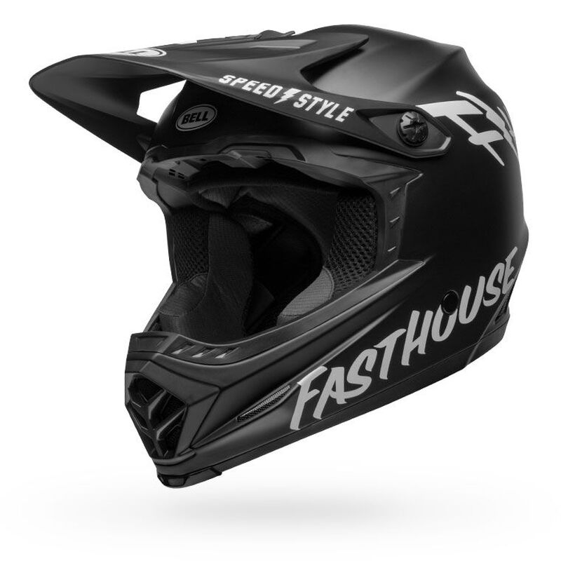 Bell FULL-9 FUSION MIPS - Liquid-Life #Wähle Deine Farbe_Matte Black/White Fasthouse