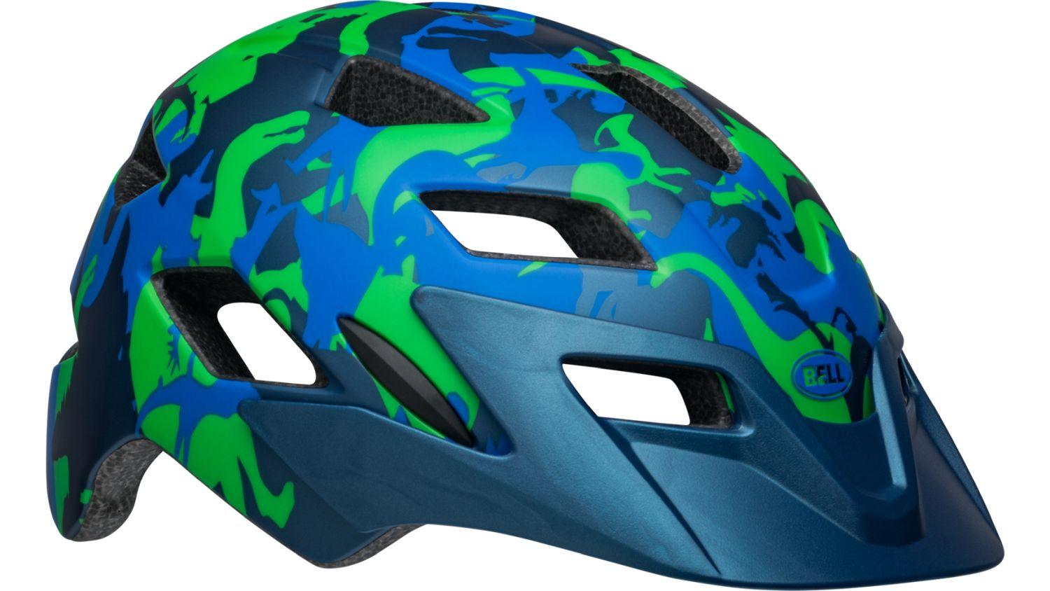 Bell SIDETRACK Child - Liquid-Life #Wähle Deine Farbe_Matte Blue Camosaurus