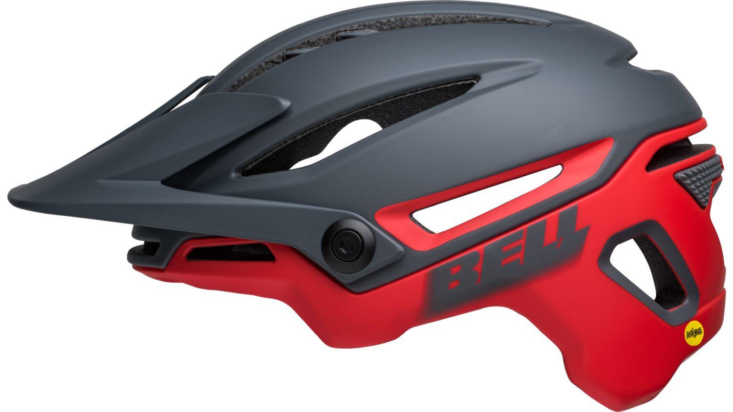 Bell Sixer MIPS - Liquid-Life #Wähle Deine Farbe_Matte Gray/Red