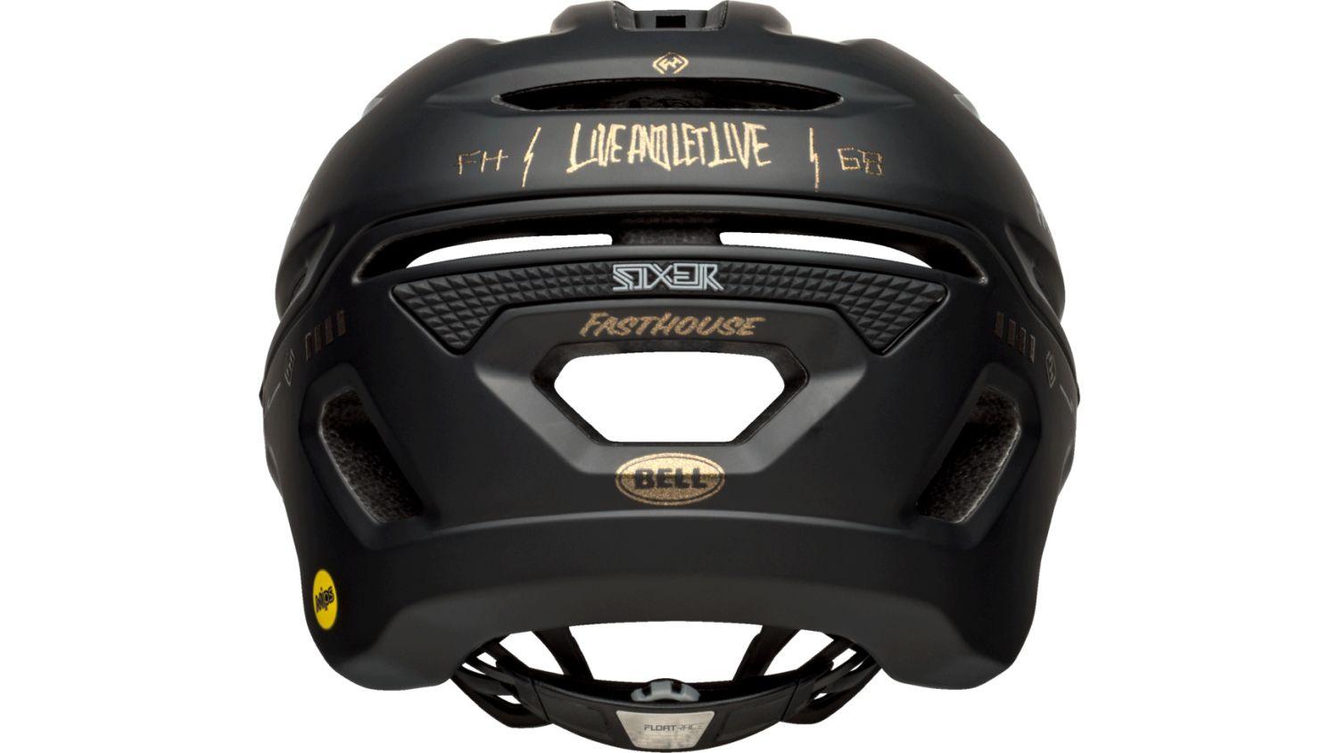 Bell Sixer MIPS - Liquid-Life #Wähle Deine Farbe_Matt/Gloss Black/Gold Fasthouse