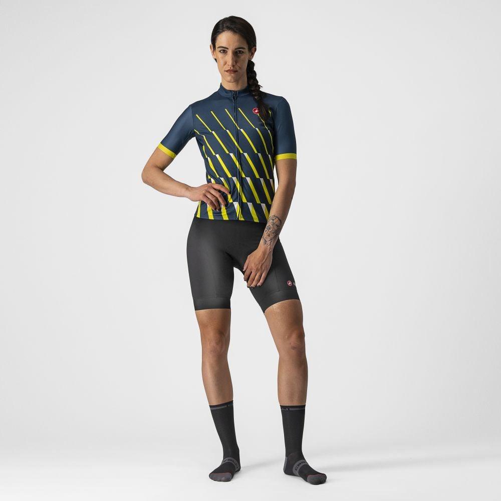 Castelli Pendio Damen Jersey - Liquid-Life #Wähle Deine Farbe_Moonlite Ocean/Sulphur-White