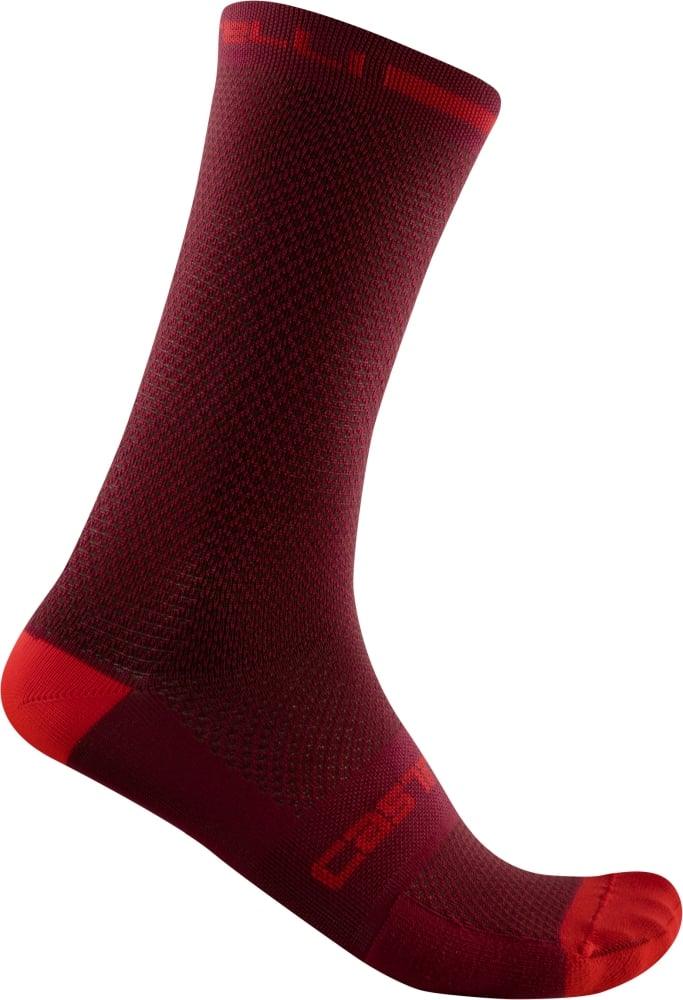 Castelli Superleggera T 18 Sock - Liquid-Life #Wähle Deine Farbe_Bordeaux