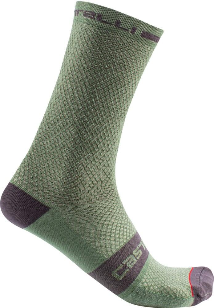Castelli Superleggera T 18 Sock - Liquid-Life #Wähle Deine Farbe_Defender Green