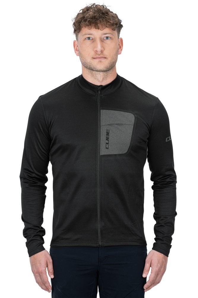 Cube ATX Trikot Full Zip langarm - Liquid-Life #Wähle Deine Farbe_Schwarz