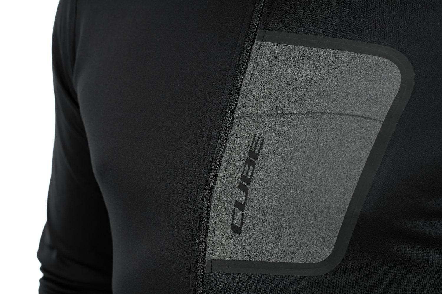 Cube ATX Trikot Full Zip langarm - Liquid-Life #Wähle Deine Farbe_Schwarz