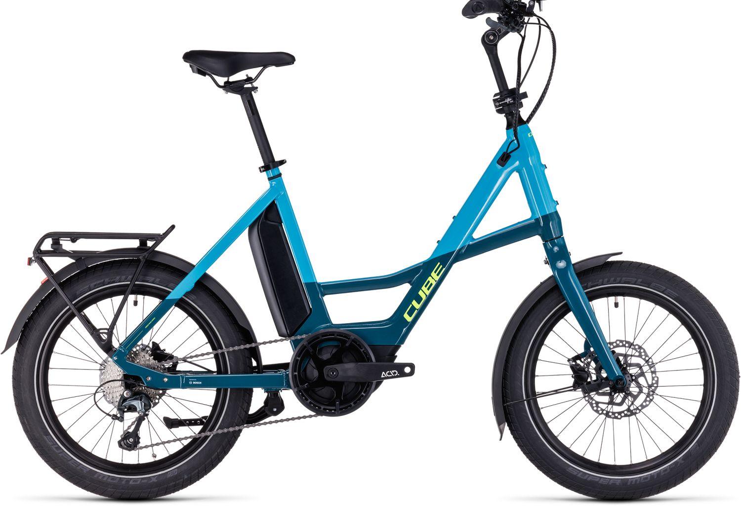 Cube Compact Sport Hybrid 500 blue´n´lime 2023 20" - Liquid-Life