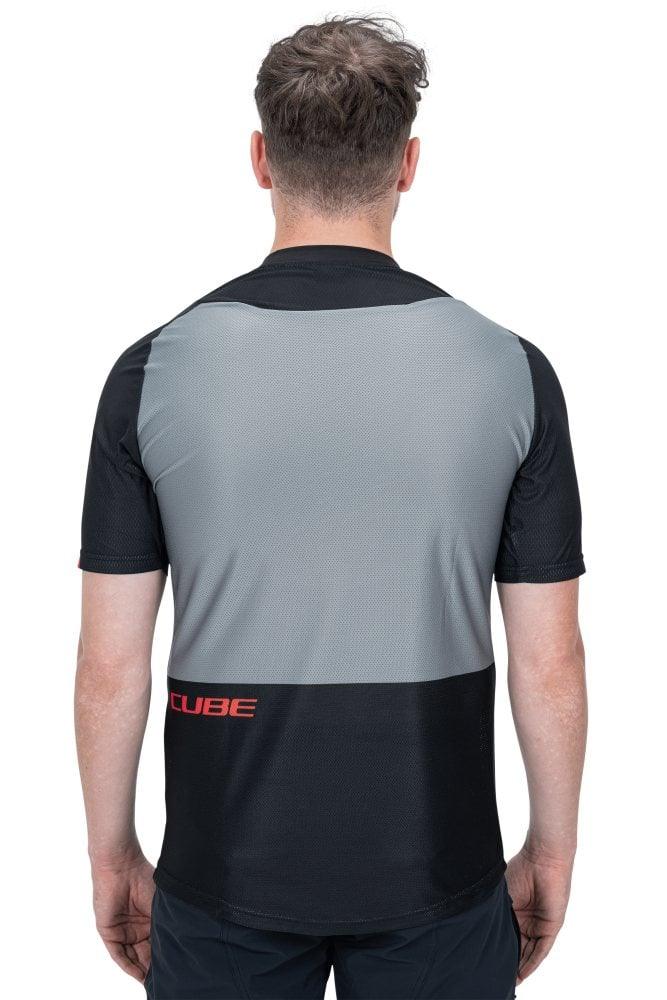 Cube EDGE Rundhalstrikot kurzarm - Liquid-Life #Wähle Deine Farbe_Black´n´Grey