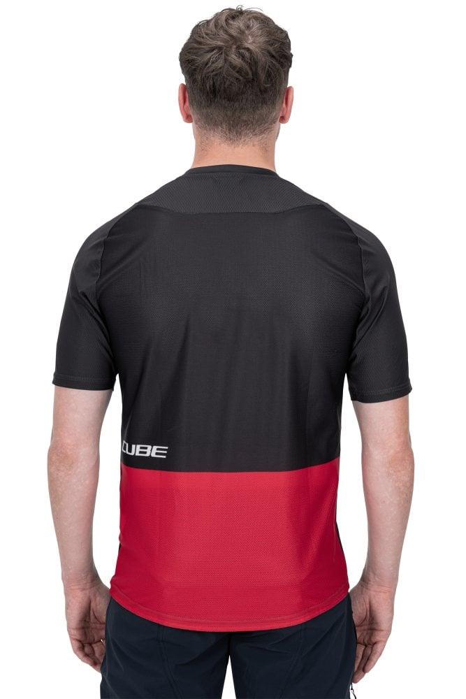 Cube EDGE Rundhalstrikot kurzarm - Liquid-Life #Wähle Deine Farbe_Black´n´Red