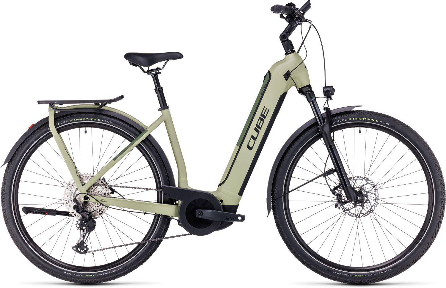 Cube Kathmandu Hybrid SLX 750 green´n´olive 2023 Easy Entry - Liquid-Life