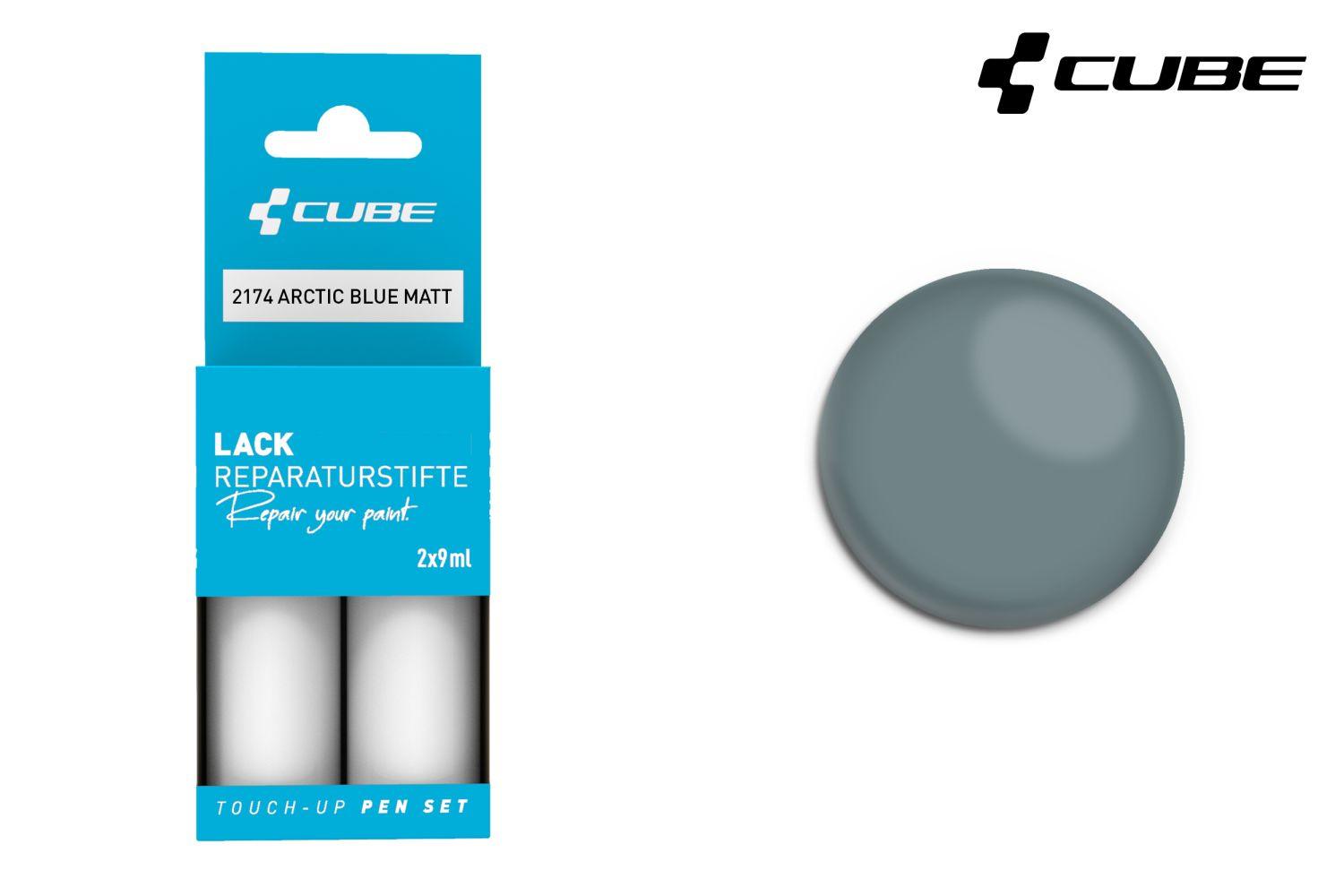 Cube Lackstift Set ARTIC BLUE matt 2174 - Liquid-Life