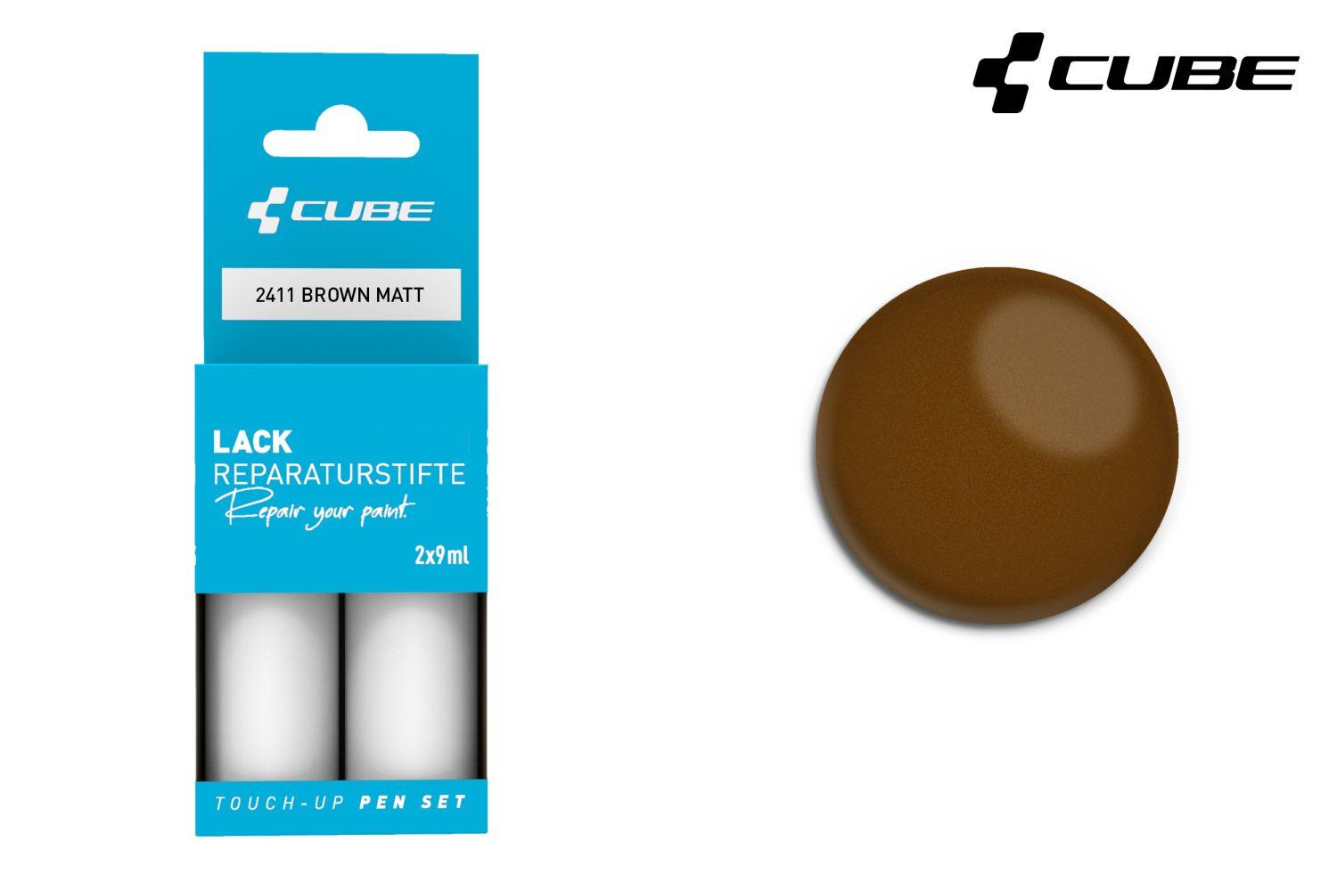 Cube Lackstift Set BROWN matt 2411 - Liquid-Life