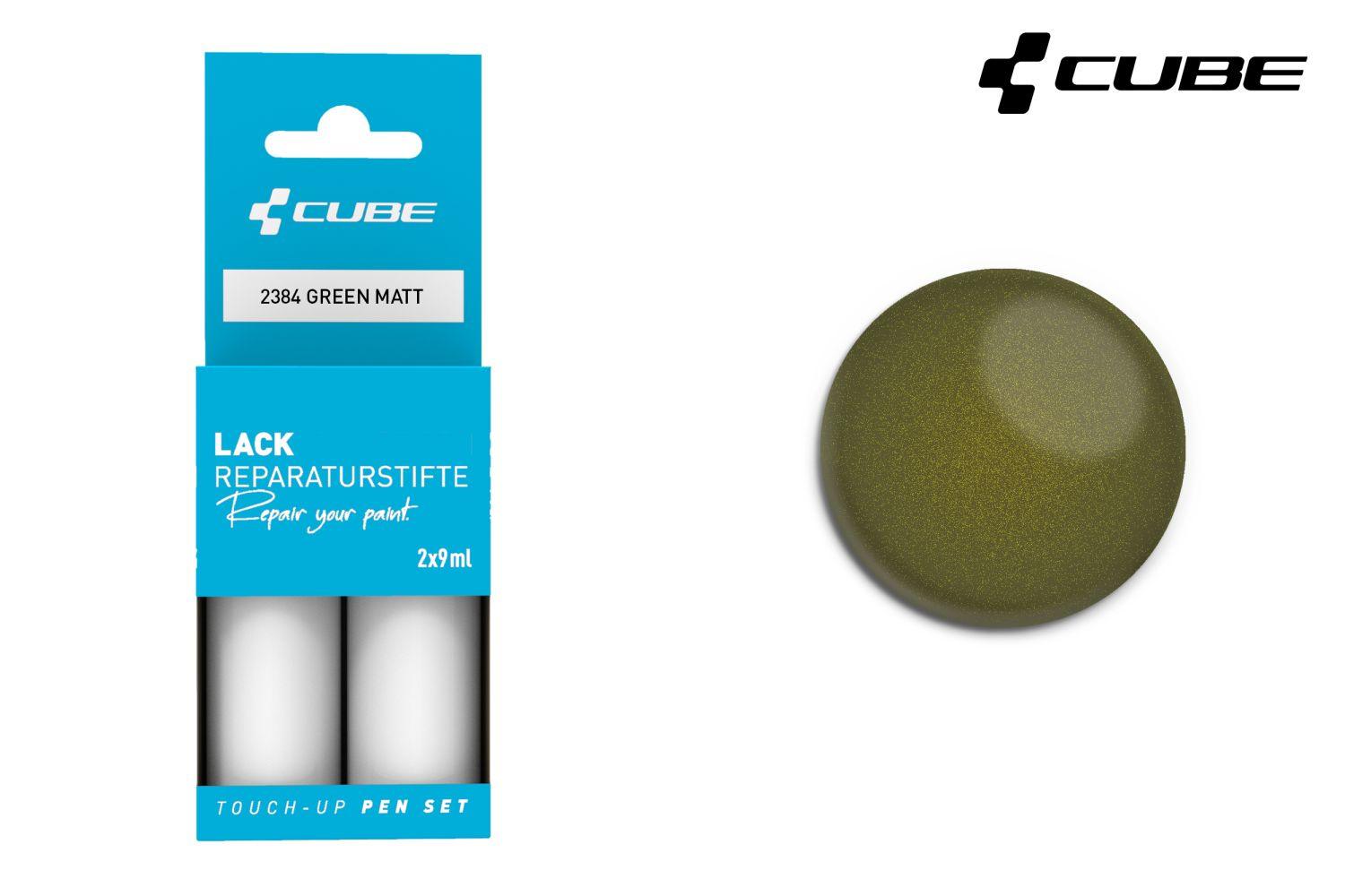 Cube Lackstift Set GREEN matt 2384 - Liquid-Life