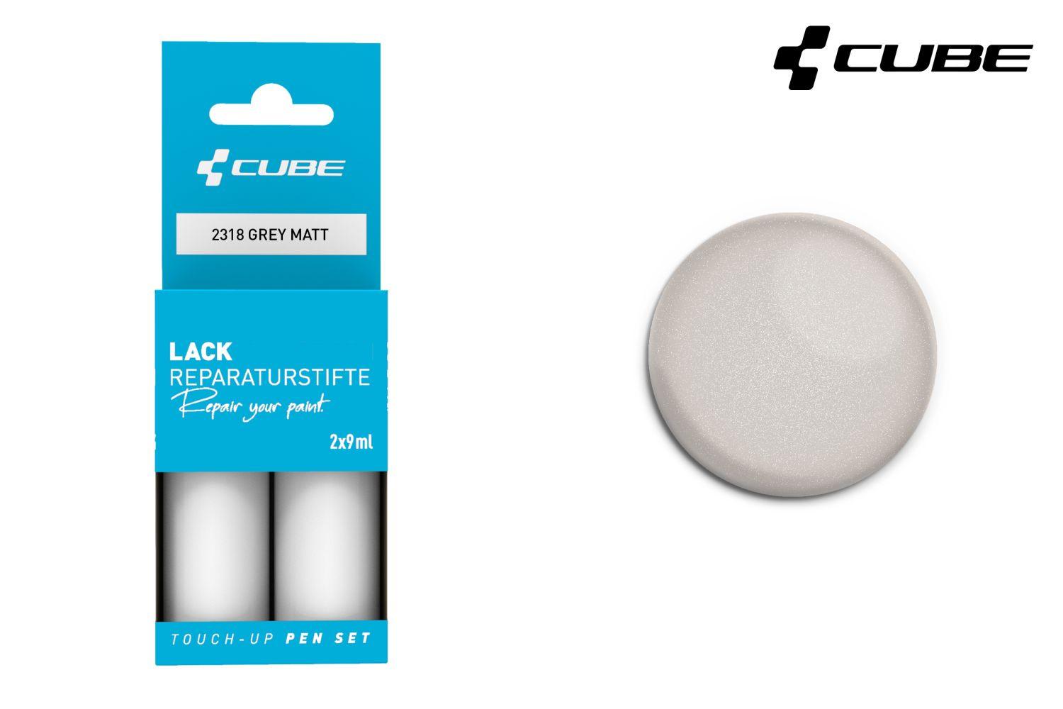 Cube Lackstift Set GREY matt 2318 - Liquid-Life