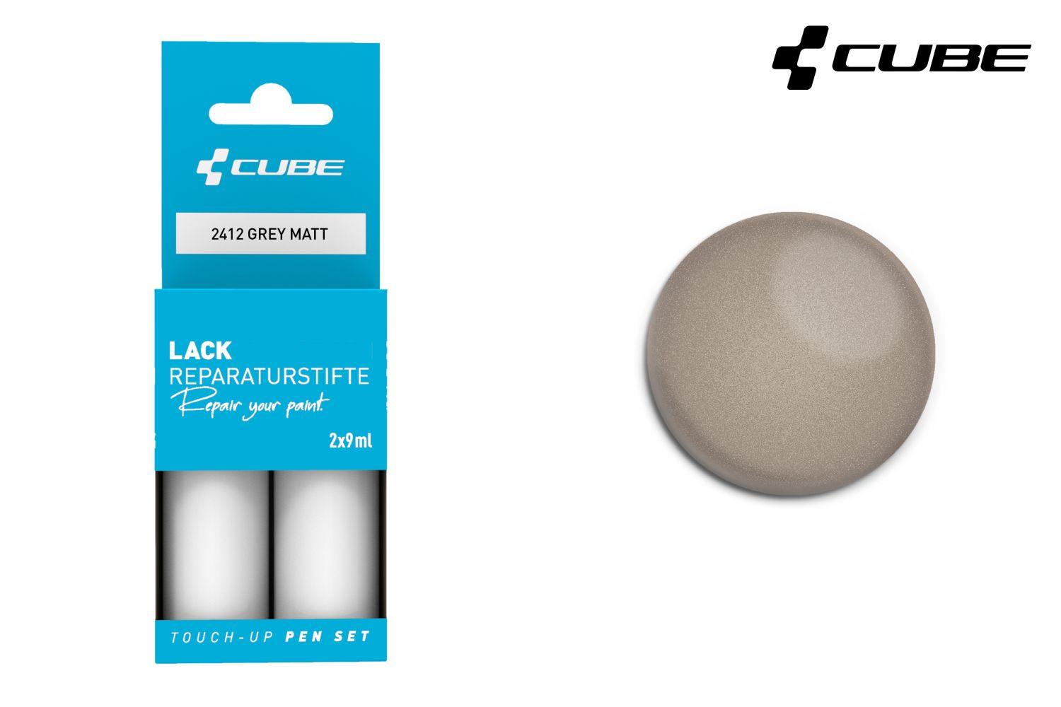 Cube Lackstift Set GREY matt 2412 - Liquid-Life