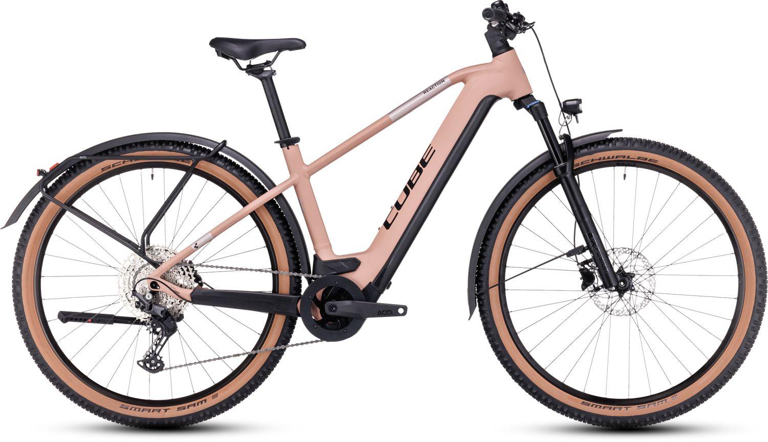 Cube Reaction Hybrid Pro 625 Allroad blushrose’n’silver VTT Cube autonomie 100 km