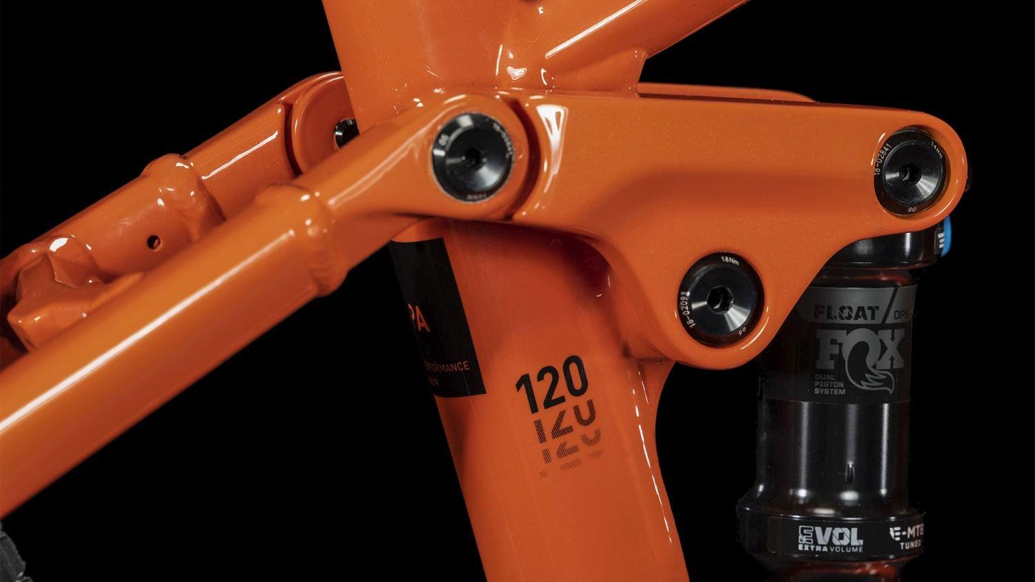 Cube Stereo Hybrid 120 Race 625 sparkorange´n´black 2023 - Liquid-Life