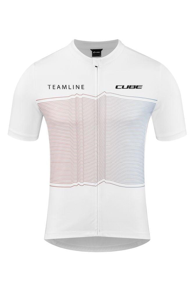 Cube TEAMLINE Trikot CMPT kurzarm - Liquid-Life #Wähle Deine Farbe_Weiß