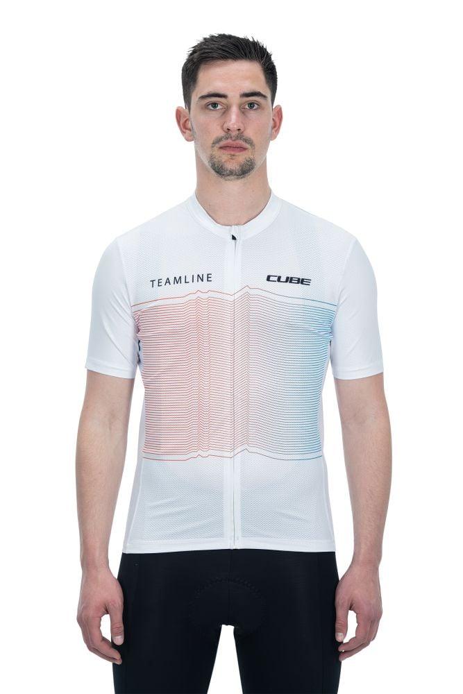 Cube TEAMLINE Trikot CMPT kurzarm - Liquid-Life #Wähle Deine Farbe_Weiß