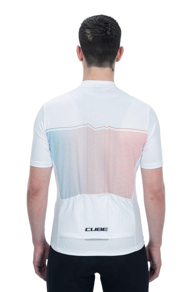 Cube TEAMLINE Trikot CMPT kurzarm - Liquid-Life #Wähle Deine Farbe_Weiß