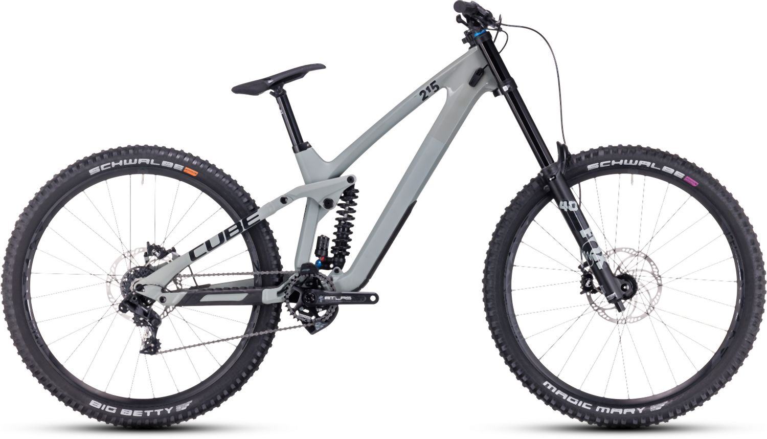 Cube TWO15 HPC SLX swampgrey´n´black 2024 - Liquid-Life