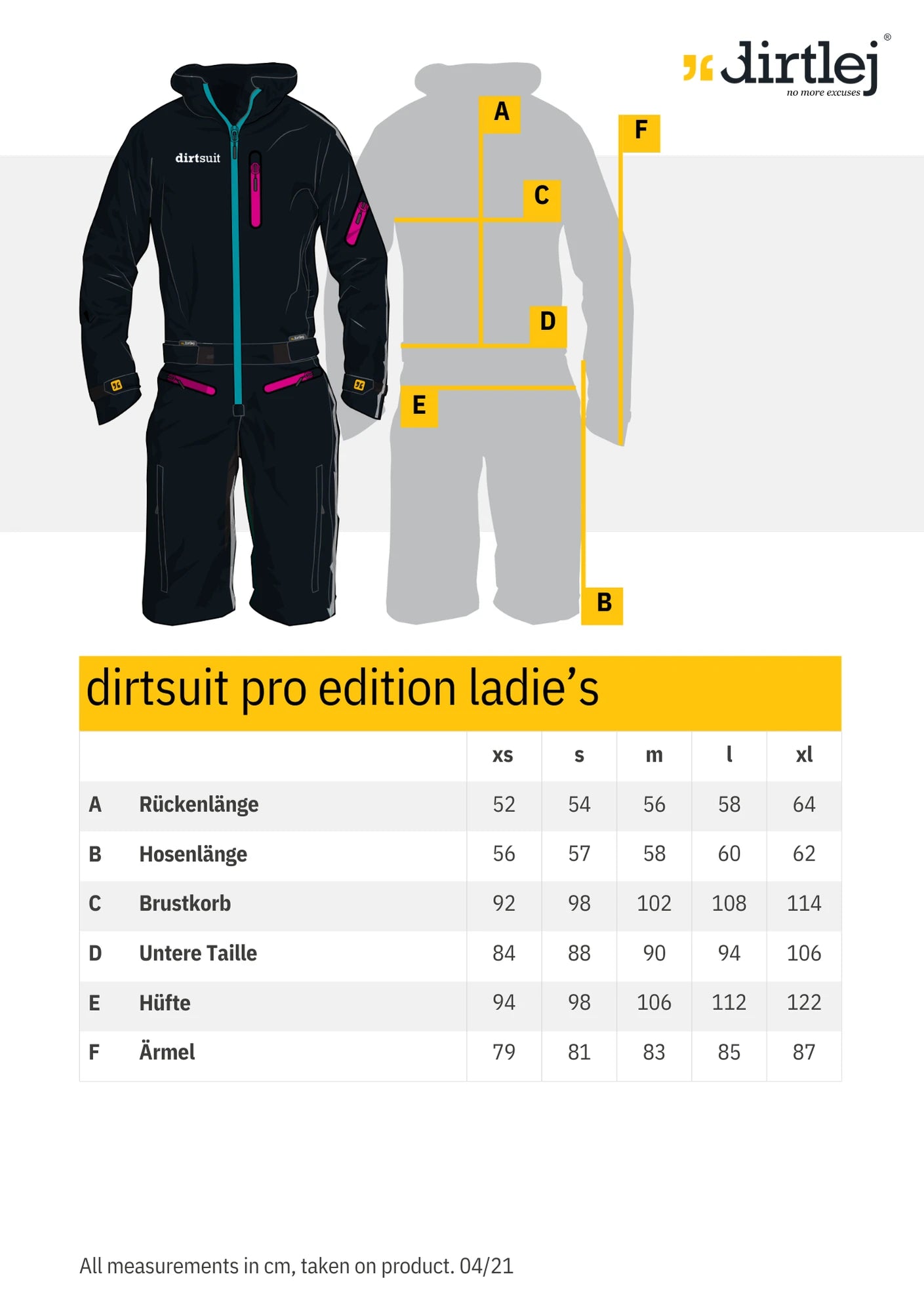 dirtlej dirtsuit pro edition ladies