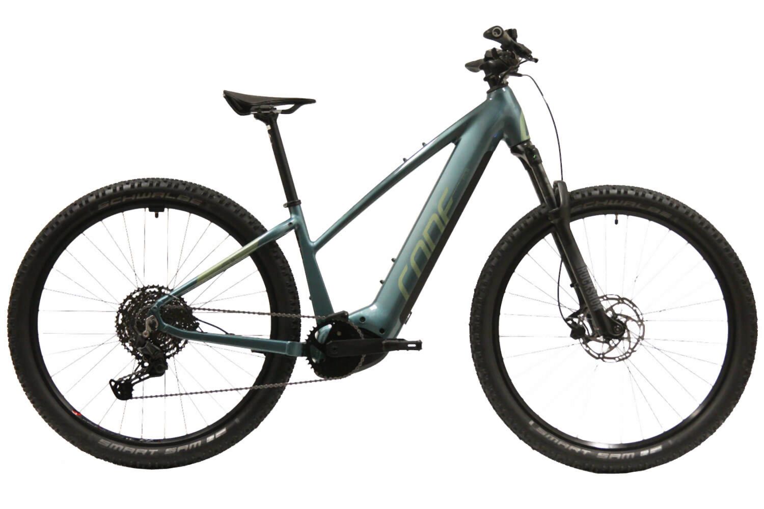 CONE eTrail IN 3.0 Trapez 750Wh Dunkelblau/Grün