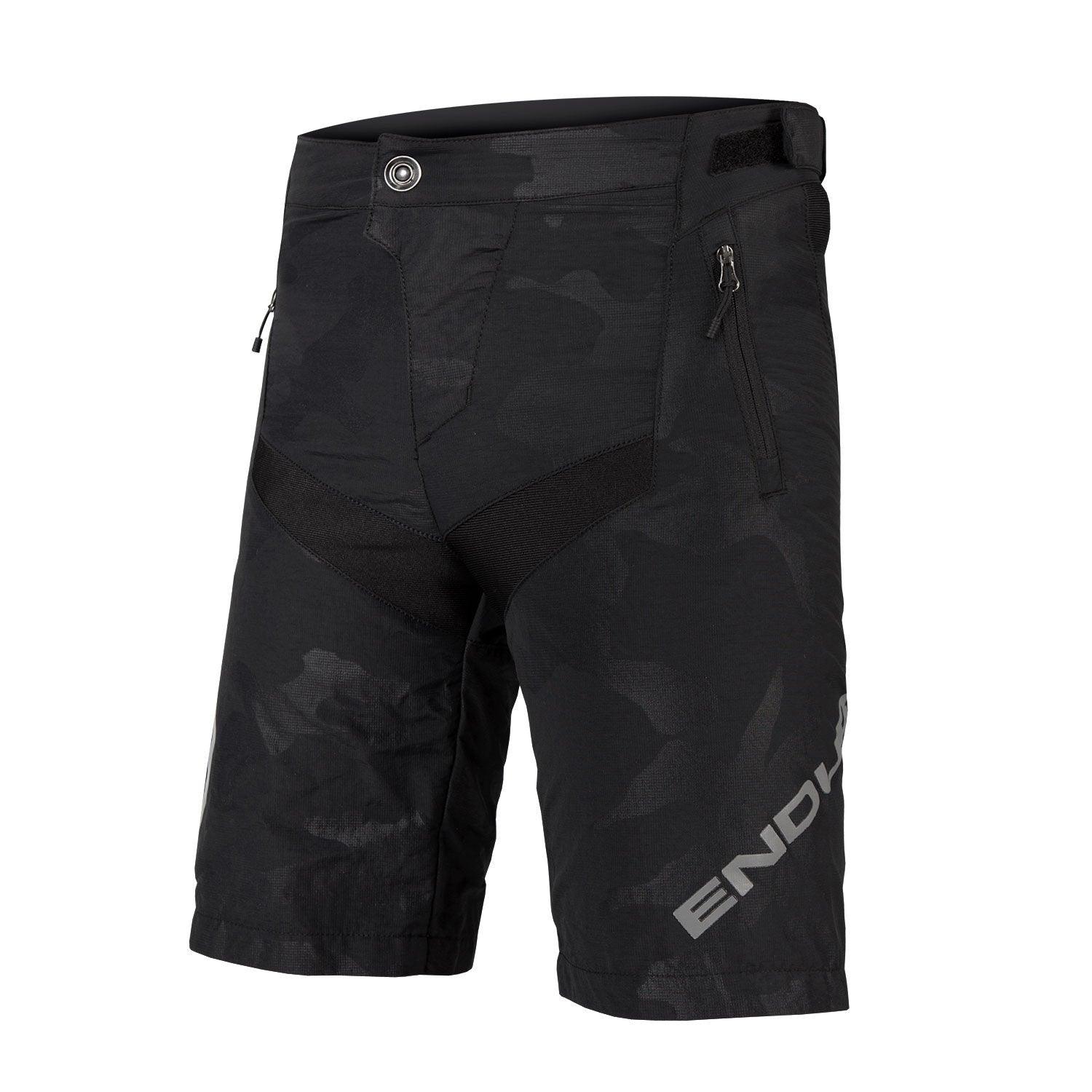 Endura Kinder MT500JR Shorts mit Innenhose - Liquid-Life #Wähle Deine Farbe_Camouflage-Dunkel