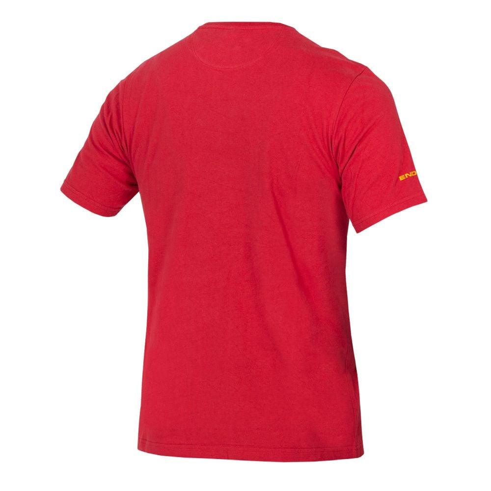 Endura One Clan Carbon T-Shirt - Liquid-Life #Wähle Deine Farbe_Rot