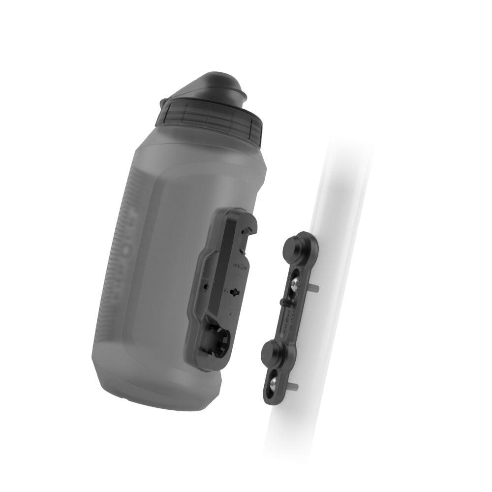 Fidlock Bottle 750ml Compact + Bike Base - Liquid-Life #Wähle Deine Farbe_Transparent Black