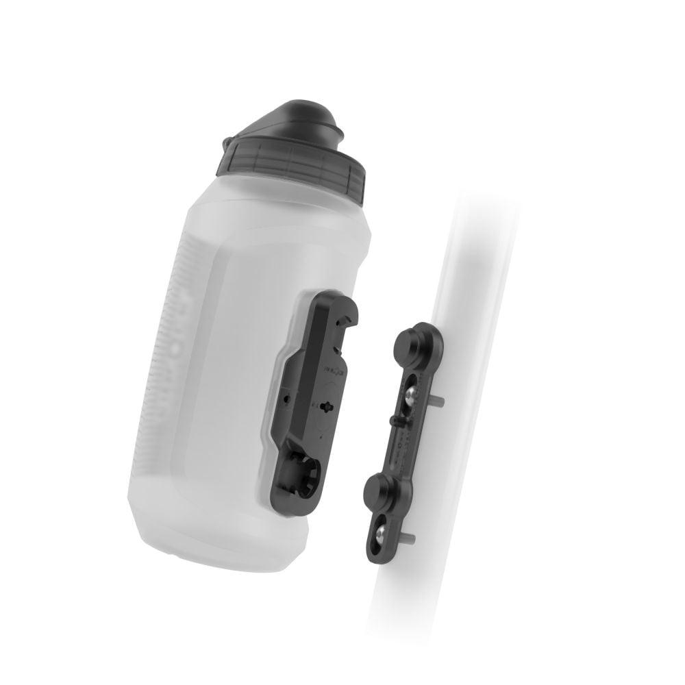 Fidlock Bottle 750ml Compact + Bike Base - Liquid-Life #Wähle Deine Farbe_Transparent White