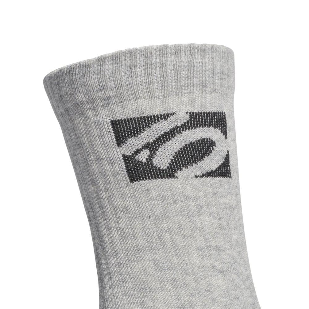 FiveTen 3S Performance Crew Half cushioned 3pp - Liquid-Life #Wähle Deine Farbe_Medium Grey Heather