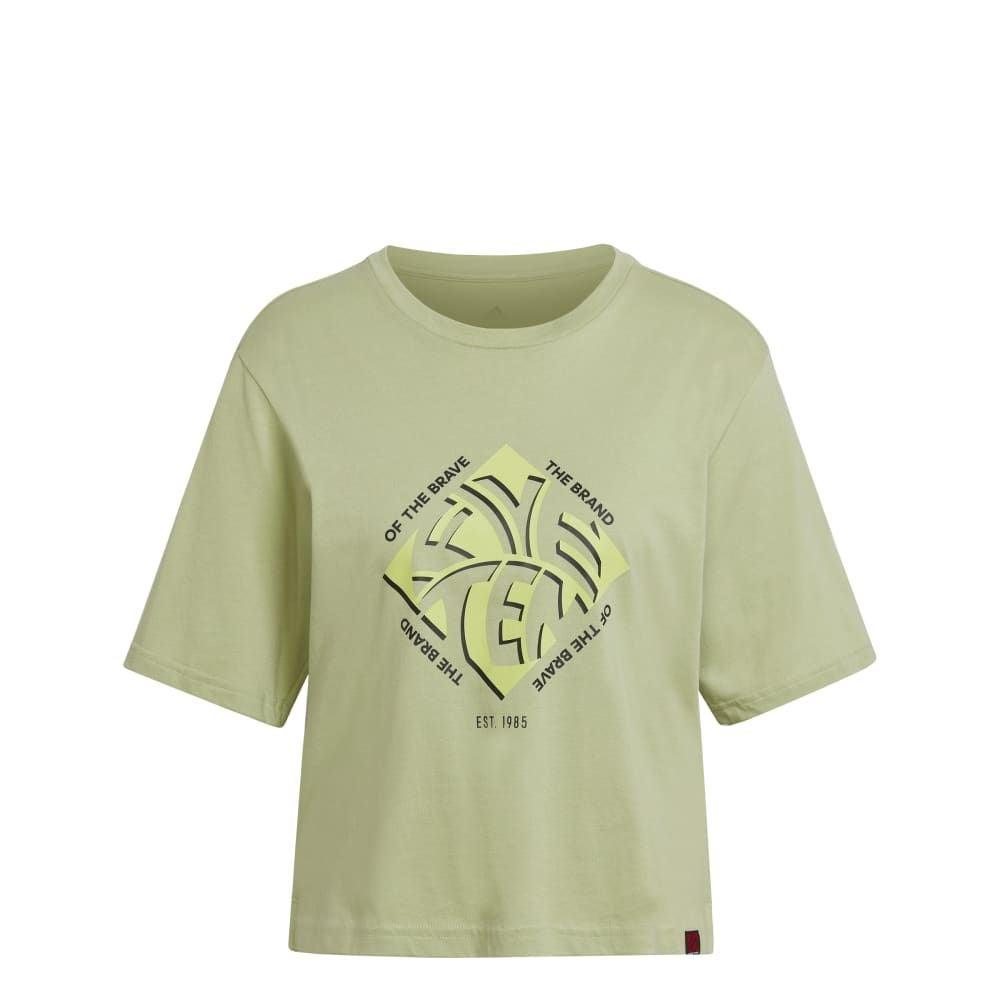 FiveTen Cropped Graphic T-Shirt - Liquid-Life #Wähle Deine Farbe_Lime