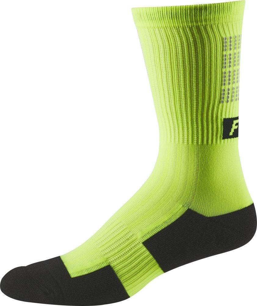 Fox 8" Trail Cushion Sock - Liquid-Life #Wähle Deine Farbe_Lunar Day Glow Yellow