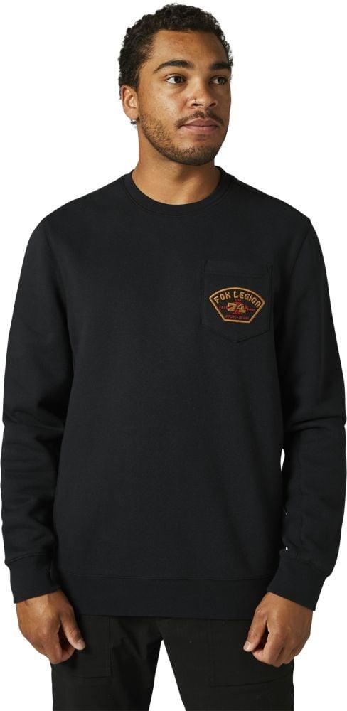 Fox At Bay Crew Fleece - Liquid-Life #Wähle Deine Farbe_Black