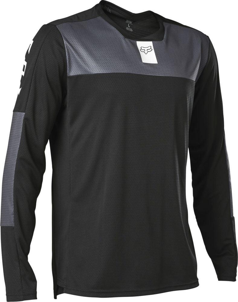 Fox Defend LS Jersey Foxhead - Liquid-Life #Wähle Deine Farbe_Black