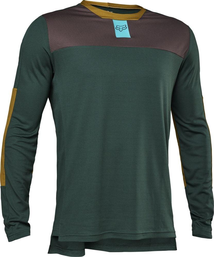 Fox Defend LS Trikot Foxhead - Liquid-Life #Wähle Deine Farbe_Emerald