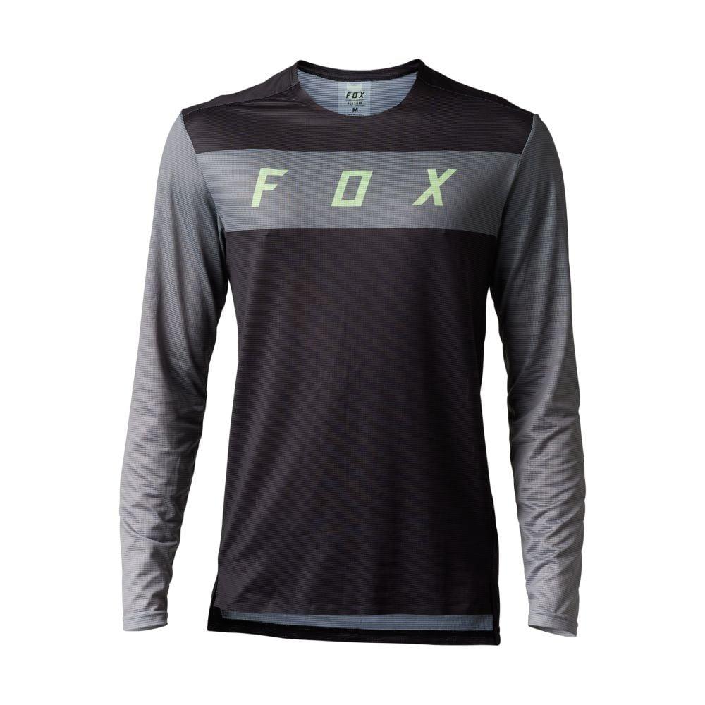 Fox Flexair LS Jersey Arcadia 2023 - Liquid-Life #Wähle Deine Farbe_Black