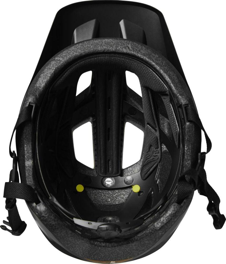 Fox Mainframe Helmet MIPS - Liquid-Life #Wähle Deine Farbe_Black/Gold