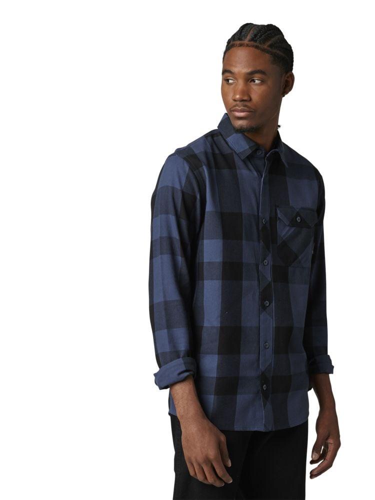 Fox Voyd 2.0 Flannel - Liquid-Life #Wähle Deine Farbe_Deep Cobalt