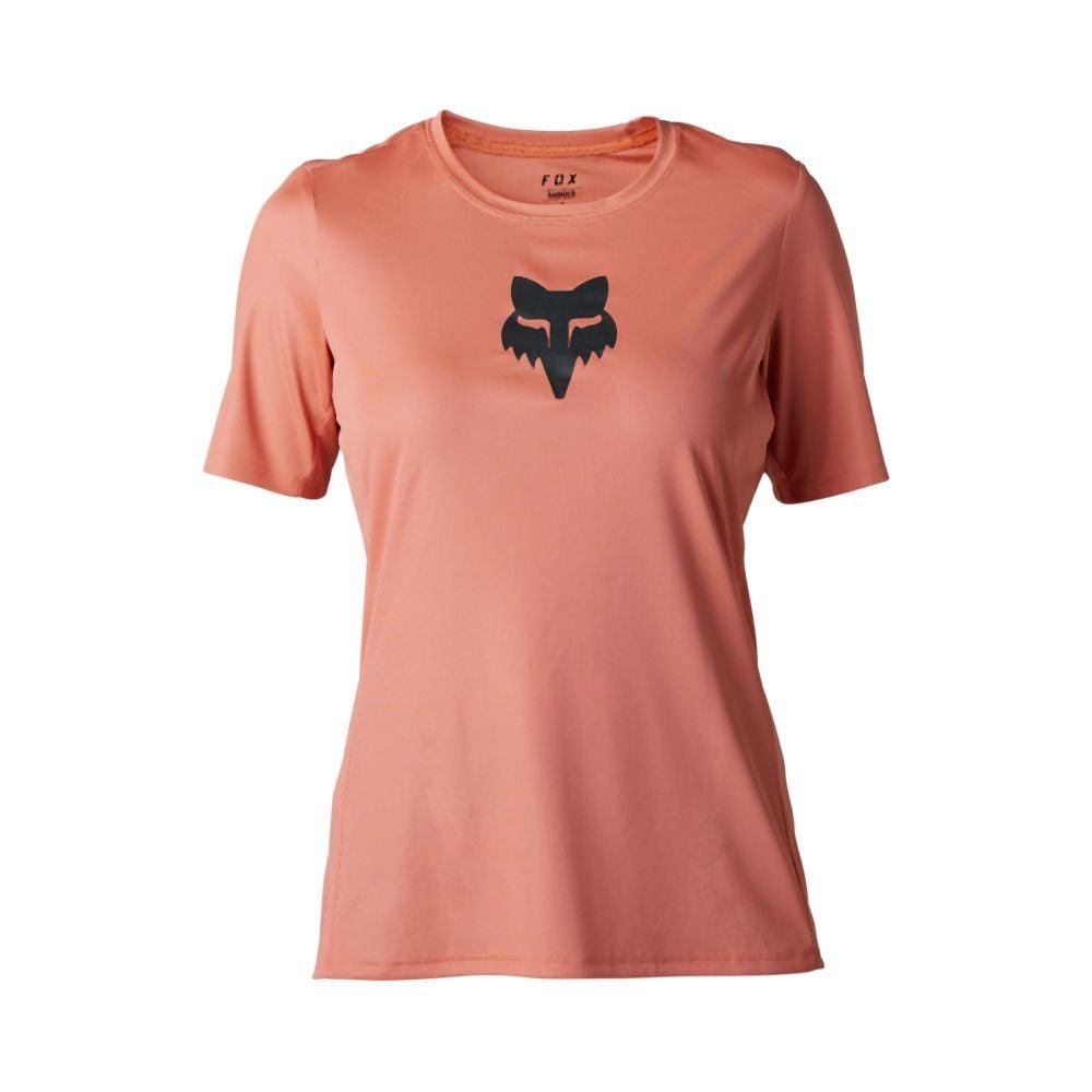 Fox W Ranger SS Jersey Foxhead 2023 - Liquid-Life #Wähle Deine Farbe_Salmon