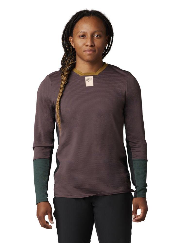 Fox Women Defend LS Trikot - Liquid-Life #Wähle Deine Farbe_Rootbeer