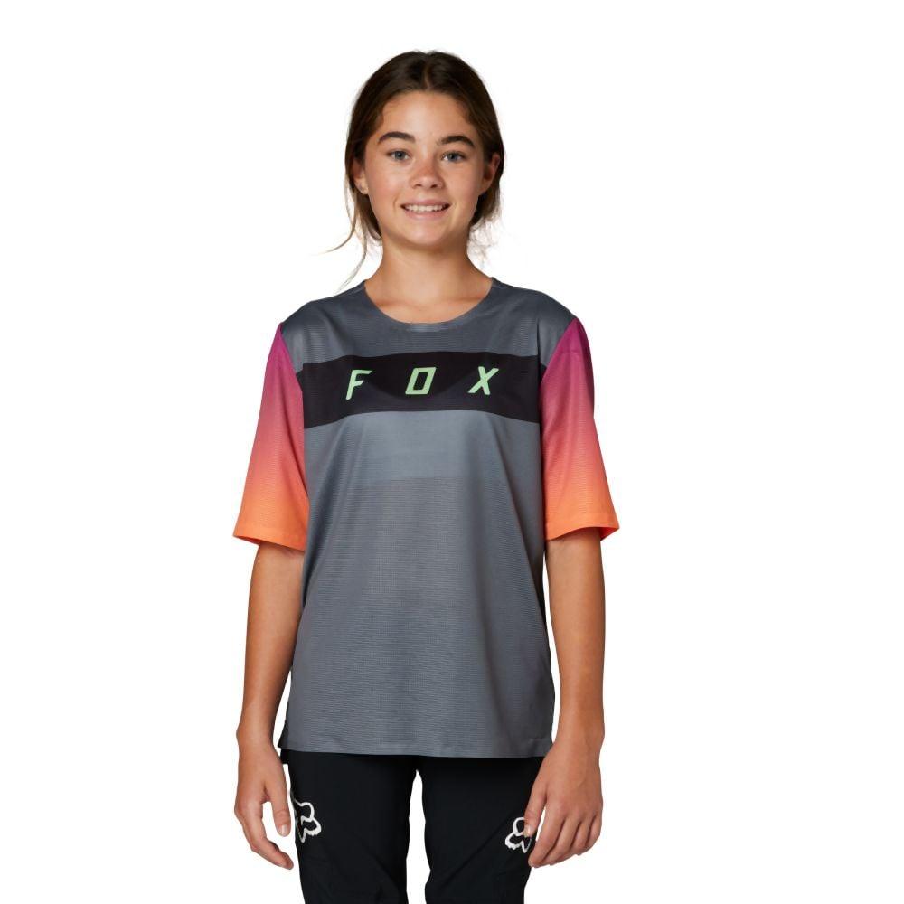 Fox Yth Flexair SS Jersey - Liquid-Life #Wähle Deine Farbe_Pewter